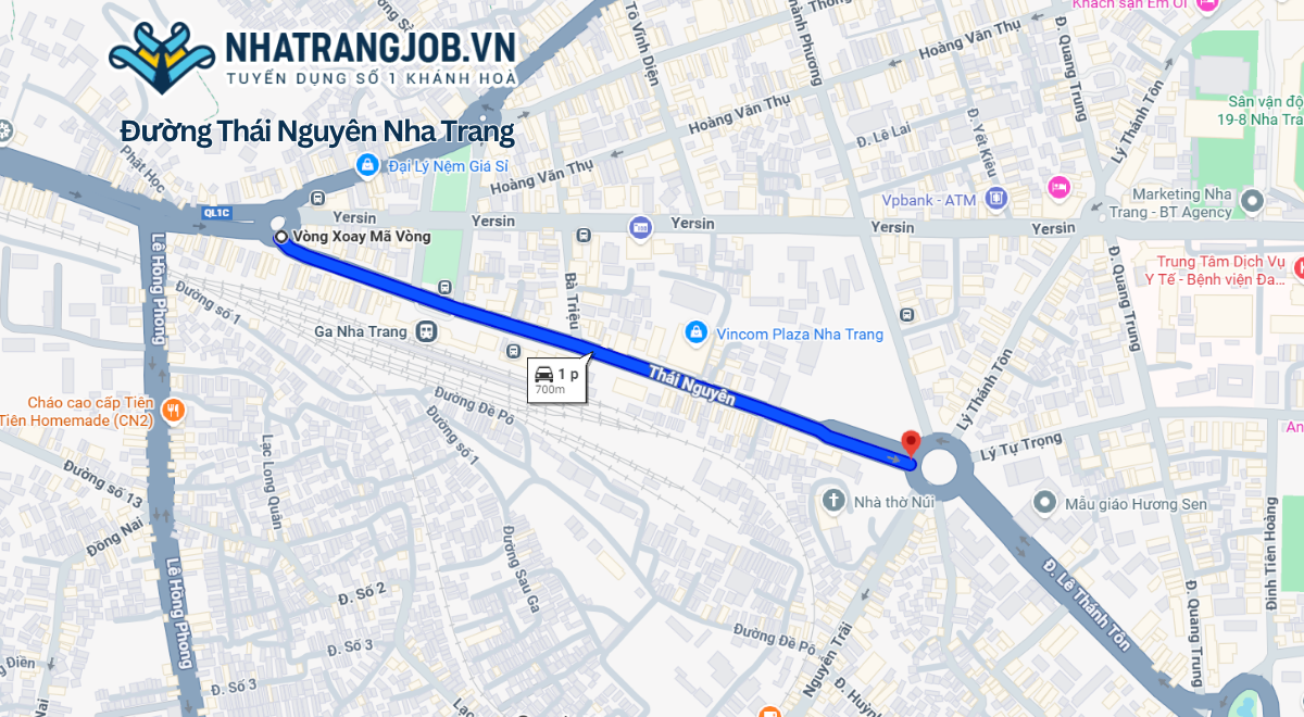 Đường Thái Nguyên Nha Trang