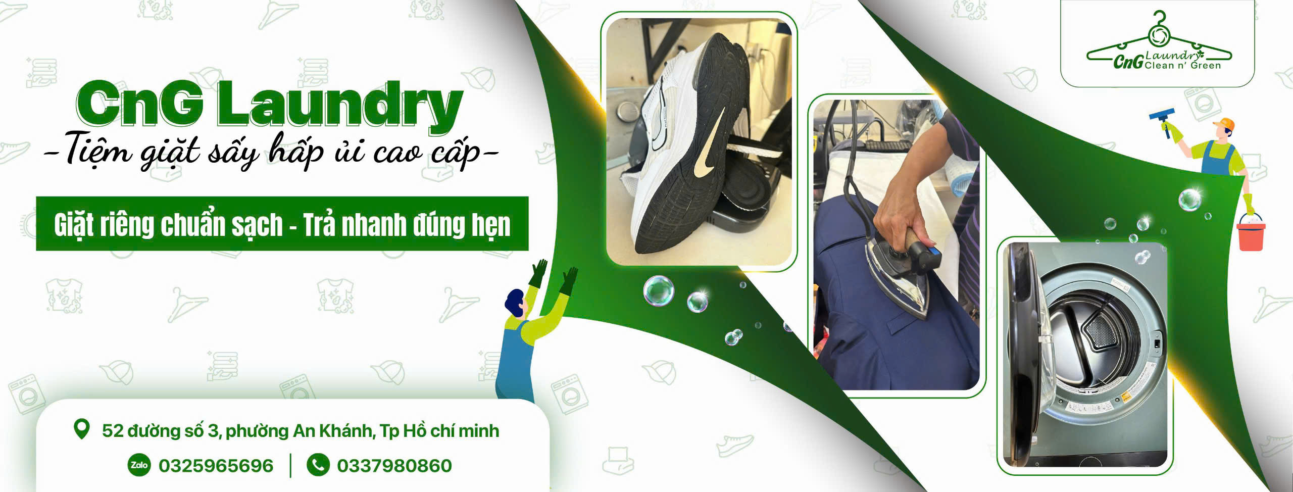 CnG Laundry - Tiệm giặt sấy hấp ủi cao cấp tại Thủ Đức